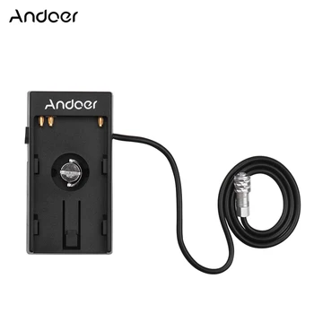 Andoer Kamera DV Akumuliatoriaus Energijos Tiekimo Mount Plate Adapteris su 1/4 Colių Varžtas BMPCC 4K Sony BP-U30 U60 U90 BP-U Baterija