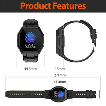Naujas Smartwatch Vyrų S9 Nemokamai Rinkimo 2021 Mada Sporto Laikrodžiai Bluetooth 5.0 Širdies dažnio Matavimas IP67 Smart Laikrodžiai