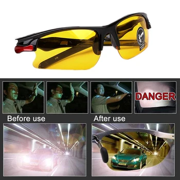 2021 HD akiniai nuo saulės vairuotojo anti-glare poliarizuoti akiniai akiniai naktinio matymo akiniai vairuotojo akiniai jojimo naktinio matymo glasse