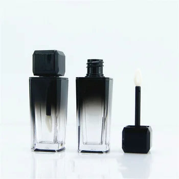 8ml Black Diamond Gradiento Spalvos Lūpų Glazūra Vamzdžių Plastiko Lūpų Blizgesys Kosmetikos Pakuotės, Konteinerio Lipgloss Daugkartiniai Buteliai