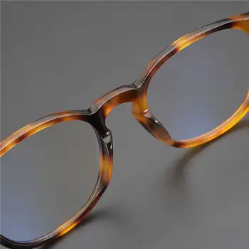OV5298 Derliaus acetatas ovalo formos optinių akinių rėmeliai vyrų ir moterų recepto akiniai, rėmeliai, skirti skaitymo Retro akiniai