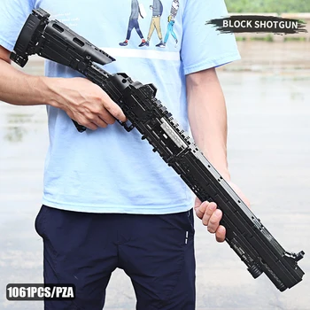 PELĖSIŲ KARALIUS Blokai Žaislai Ginklą SWAT Karinės WW2 Ginklas Desert Eagle MP5 98K Modeliai Plytos 