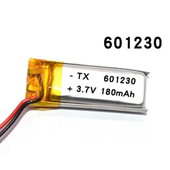 Polimero ličio baterija 3.7 V, 601230 180mah galima pritaikyti didmenines CE, ROHS, FCC KAULŲ ir kokybės sertifikavimo