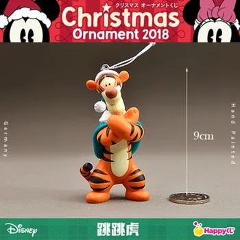 2VNT/Daug 9cm 2018 Disney Tigras Goofy Kalėdų kolekcija handpieces originali Pakabukas