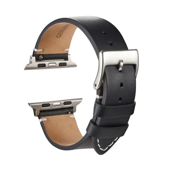 Naujas Paprastas Odinis Watchbands Dirželiai Apple Žiūrėti 6 SE 5 4 3 Žiūrėti Reikmenys 38mm 40mm 42mm 44mm Žiūrėti Juostos iwatch