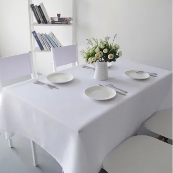 Balta Staltiesė manteles de mesa stačiakampio formos Staltiesės kavos staliukas Padengti kambarį Vestuvių Įvykis Šalies Hotel Papuošti