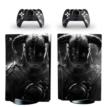 The Elder Scrolls V Skyrim PS5 Disc Skin Sticker for Playstation 5 Console & 2 Controllers Decal Vinyl Protective Disk Skins