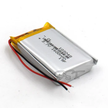 10vnt Li-Polimero ličio baterija 3.7 V 103048 1600mAh Baterija Su PMC Žaislų MP3, MP4, GPS Garsiakalbis LED Šviesos Fotoaparatas