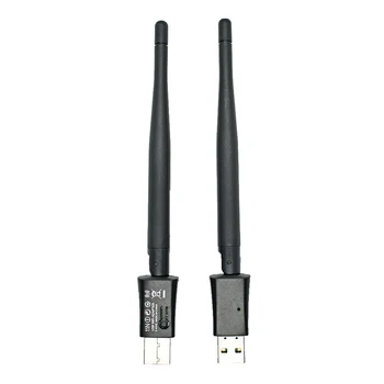 Naujus WIFI USB Adapteris 150Mbps USB 2.0 Bevielio Tinklo plokštė 2.4 GHz Adapteris Mini Wi Fi Dongle Nešiojamas KOMPIUTERIS Antena