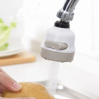 Vandens Taupymo Splash Proof Trijų Pavarų Purkštuvų Universalus Pratęsimo Barboterio Valyti Antgalis Virtuvės Įrankiai, Virtuvės Maišytuvas