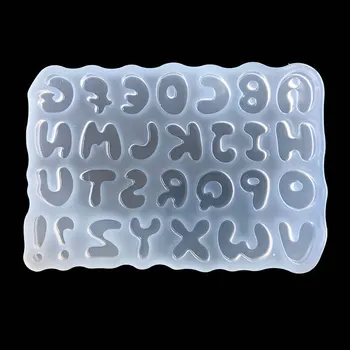 Stačiakampis Cabochon Silicio Sieniniai Klojiniai Dėl Epoksidinės Dervos kristalų 26 Modelių laišką Pelėsių Priėmimo Molio Meno Formų Priėmimo 