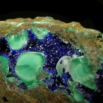32g A6-5sun Natūralaus Malachito ir Azurite Mineralinių Kristalų Mėginių Iš Anhui Provincijoje,Kinija