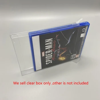 Aišku, skaidrios dėžutės dangtelis PS5 žaidimo kortelės surinkimo ekranas atmintis PET apsauginėje dėžėje
