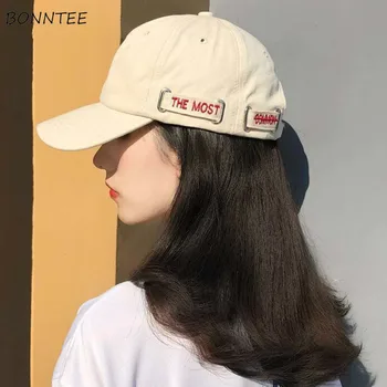 Skrybėlės Moterims kepuraičių Visas rungtynes korėjos Stiliaus Madinga Unisex Laisvalaikio Prašmatnus Merginos Gegužinė Ins Rudenį Kaubojus apsaugos nuo Saulės Hip-Hop