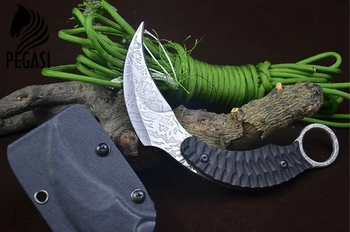 PEGASI G10 kokybės rankų kaltiniai letena peilį lauko aštrių medžioklės peilis hunter ' s peilis peilis džiunglės