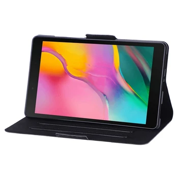 Anglies Pluošto Modelis PU Knygos Flip Cover Case for Samsung Galaxy Tab 8.0 SM-T290 T295 T297 T290 2019 Tablet Kolonėlė