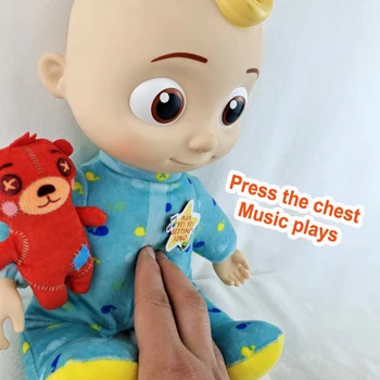 Naujas Cocomelon Pliušinis Lėlės Dainuoti Muzikos Dėžutė su Septynių Rūšių Muzikos JoJo Lėlės-Vaikų Žaislai, Vaikų Kompanionas Lėlės