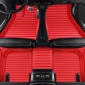 Custom 5 Sėdynės automobilio grindų kilimėlis peugeot 5008 206 307 308 2008 m. rcz 3008 4008 automobilių aksesuarų, kilimų, astra h alfombra