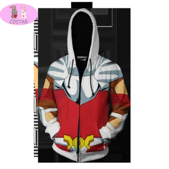 COSTAR Anime Saint Seiya Cosplay Ikki užtrauktukas hoodie moterų ir vyrų anime kostiumas populiarus sportas megztinis 3D spausdinimo Naujas