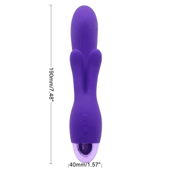 APHRODISIA USB Įkrovimo Rabbit Vibratorius Galinga Vibracija Massager Vandeniui Didelis Vibruojantis Dildo Sekso Žaislai Moterims Suaugusiųjų