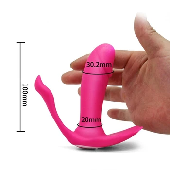 Šildymo Dildo Vibratorius Moterų Nešiojami Vibratorius, Sekso Žaislai Moterims 3 taškus Vibracijos Klitorio Stimuliatorius Analinis Masažas Nuotolinio