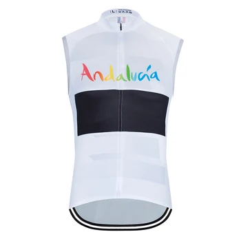 Vasaros 2020 Naujoji Andalūzija Pro Dviračių Komanda Berankovė Liemenė Maillot Ciclismo Vyrų Dviračių Džersis Kvėpuojantis Marškinėliai Drabužių Viršūnės