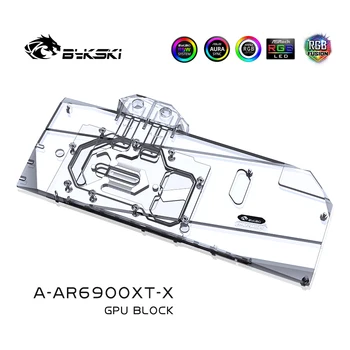 Bykski A-AR6900XT-X GPU Vandens Aušinimo Blokas Asrock RX 6900XT/6800XT Phantom Žaidimų D, Grafika Kortelės Skysčio Aušintuvas Sistema