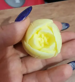 1Pcs 3D tulip gėlių Muilo pelėsių Silikono pelėsių Muilo priėmimo žvakė šokolado silikoninė forma