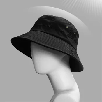 Didelio dydžio žvejybos kepurės didelis galvos žmogus vasaros saulės skrybėlę poliesteris sausas greitai panama kepurė plius dydžių kibirą skrybėlės 56-60cm 60-63cm