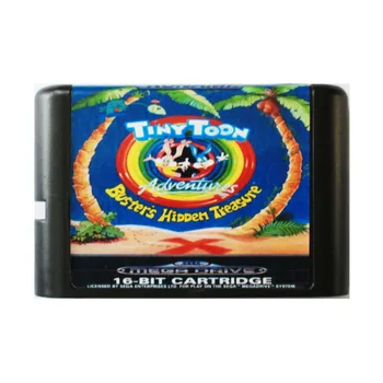 Tiny Toon 16 bitų MD Žaidimo Kortelės Sega Mega Drive, SEGA Genesis