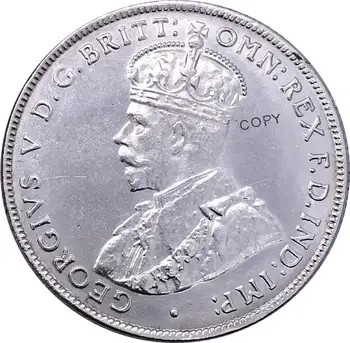 1926 M. Indija 1 Vieno Rupija George V Karalius, Imperatorius Cupronickel Sidabrą, Sidabro Kolekcionuojamų Kopijuoti Monetos