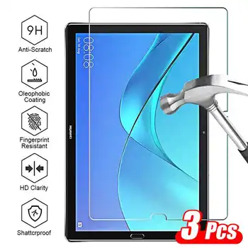 3 Vnt Grūdintas Stiklas Ekrano Apsaugos Huawei MediaPad M5 10 Pro Lite 8 Garbę Trinkelėmis V6 Tablet Stiklo