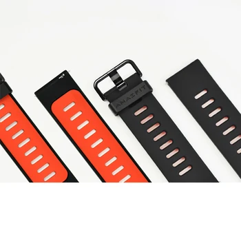 Už amazfit acessorios Sporto Silikono Riešo Dirželis Xiaomi Huami Amazfit TEMPAS Smart Žiūrėti Pakeitimo Juosta Smartwatch correa