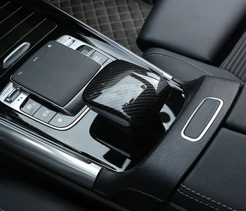 Automobilio Stilius 1PC ABS Interjero Pavarų Perjungimo Galvos Viršelio Dekoras Apdailos Mercedes-Benz GLB Klasės 2019 2020 priedai