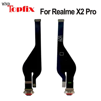 Originalus Įkrovimo lizdas Jungtis Valdybos Dalių Flex Kabelis Kolega Realme X2 Pro USB Įkrovimo lizdas