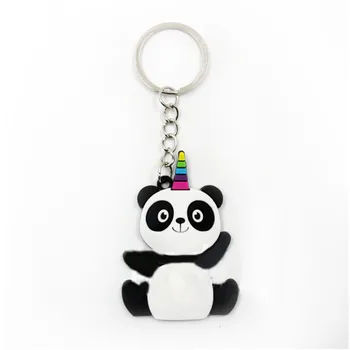Karikatūros Panda Gyvūnų Keychain Maišelį, Raktų Žiedas Vaikams, Žaislai, Automobilių Keychain Telefonų Priedai Kūdikių Bithday Dekoracijos Vaikams