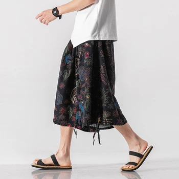 Streetwear 2021 Vyrų Pločio Kojų Kelnės Laisvi Naujas Jogger Sweatpants Vyrų Kinų Stiliaus Negabaritinių Atsitiktinis Žmogus Haremo Kelnės Prarasti 5XL
