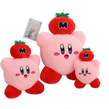 Pomidorų Kirby Mielas Pliušinis Įdaryti Anime Gimtadienio Girly Širdies Cute Lėlės Galvą, Dovanos, Žaislai