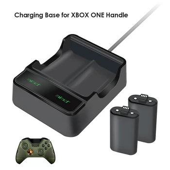 2vnt MIMD xboxone Baterijos Įkraunamos Baterijos + Kroviklis + USB Kabelis, skirtas Xbox Vienas Belaidis Valdiklis Turėtojas Baterija