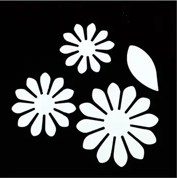 4pcs 3D gėlių metalo pjovimo miršta Scrapbooking albumą kvietimą namų puošybai įspaudas trafaretai supjaustyti miršta