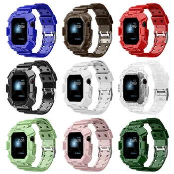 Šarvuotos Elektroninių Styfor Apple Watch Band Serijos 6 2 3 1 se Silikono Skaidrios iwatch 5 4 Dirželis 38mm 40mm 42mm 44mm Wirst