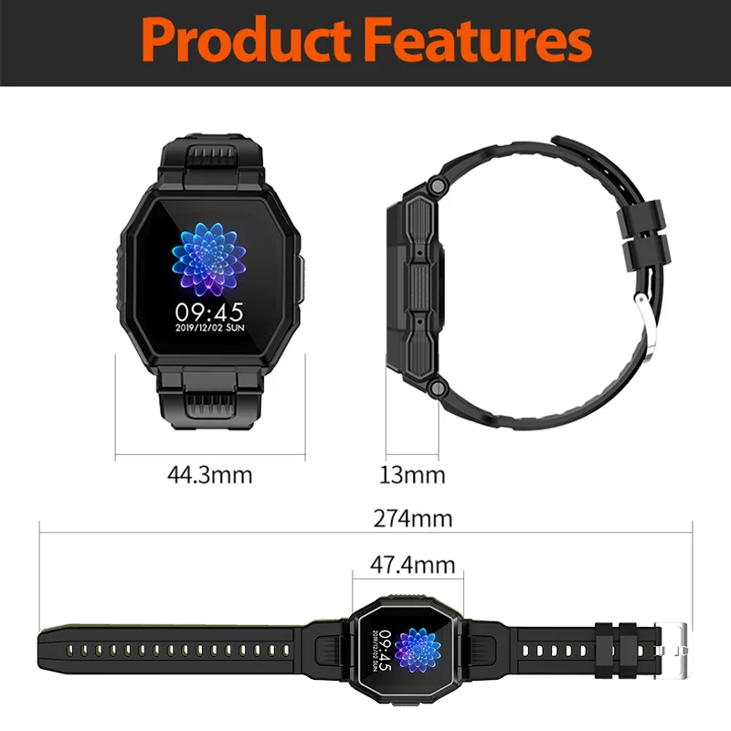 Naujas Smartwatch Vyrų S9 Nemokamai Rinkimo 2021 Mada Sporto Laikrodžiai Bluetooth 5.0 Širdies dažnio Matavimas IP67 Smart Laikrodžiai 0