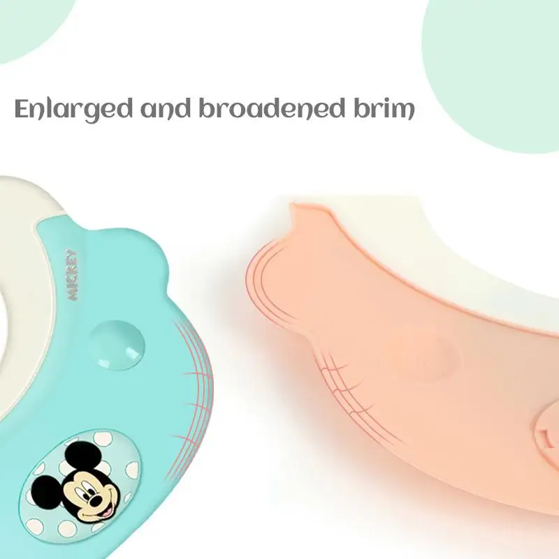 Disney Mickey Minnie Kūdikių Šampūnas Reguliuojamas Vandeniui Ear Apsaugą Vaikams, Cartoon Vonia Galvos Dušo Kepuraitė Skrybėlę Prekes Vaikams 0