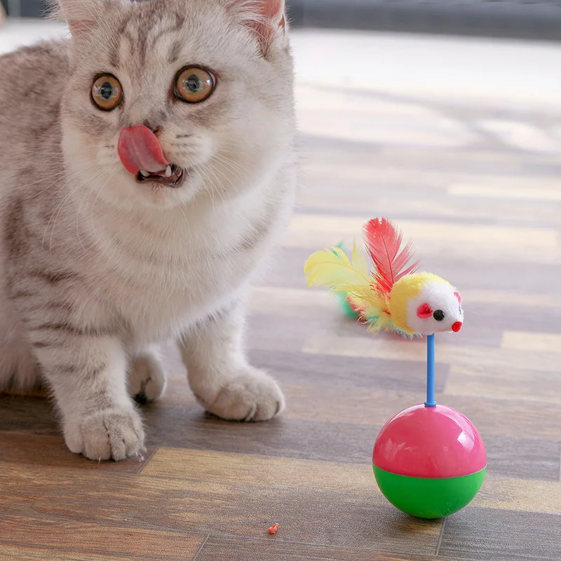 Masažuoklis Pelės Kamuolys, Žaislai, Patalpų Kačių Interative Žaislais Gyvūnėliams, Kačiukai Plunksnų Žaislai Katė Accessaries 0