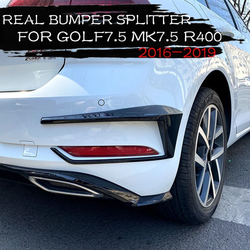 Automobilių Galinis Bamperis Splitter Spoileriai Canards Lipdukai Apdaila V W Golf 7.5 R400. 2016 m. 2017 m. 2018 m. 2019 m. 0