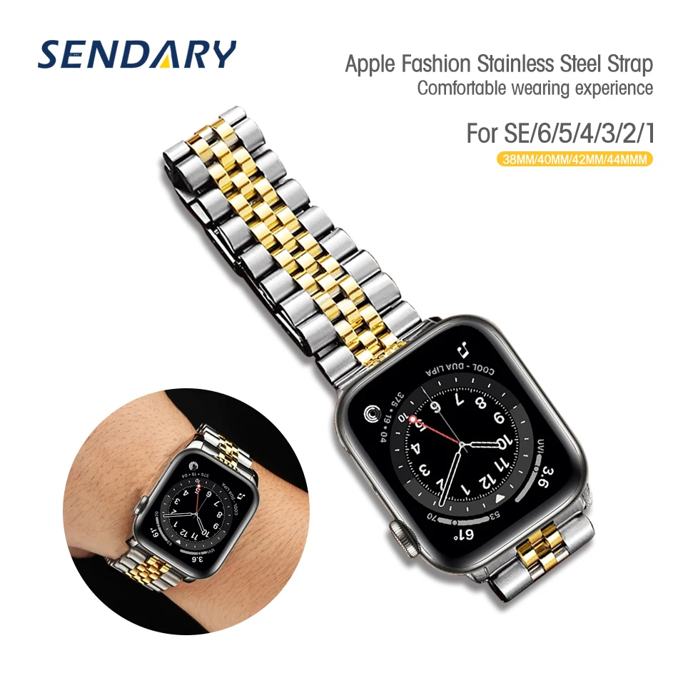 Juosta, Diržu, Apple Watch SE 6/5/4 40MM 44MM Metalo, Nerūdijančio Plieno, Watchband Linijos Apyrankė iWatch Serijos 1/2/3 38MM 42MM 0