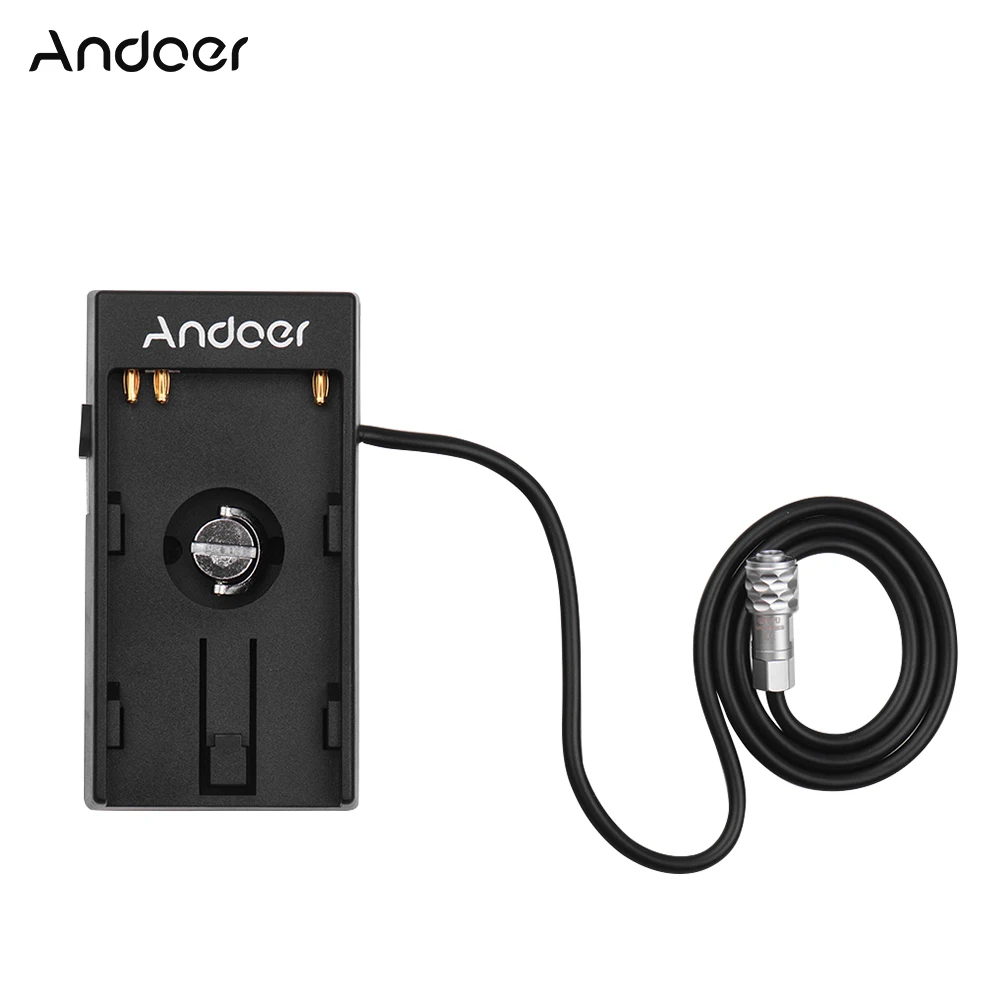 Andoer Kamera DV Akumuliatoriaus Energijos Tiekimo Mount Plate Adapteris su 1/4 Colių Varžtas BMPCC 4K Sony BP-U30 U60 U90 BP-U Baterija 0
