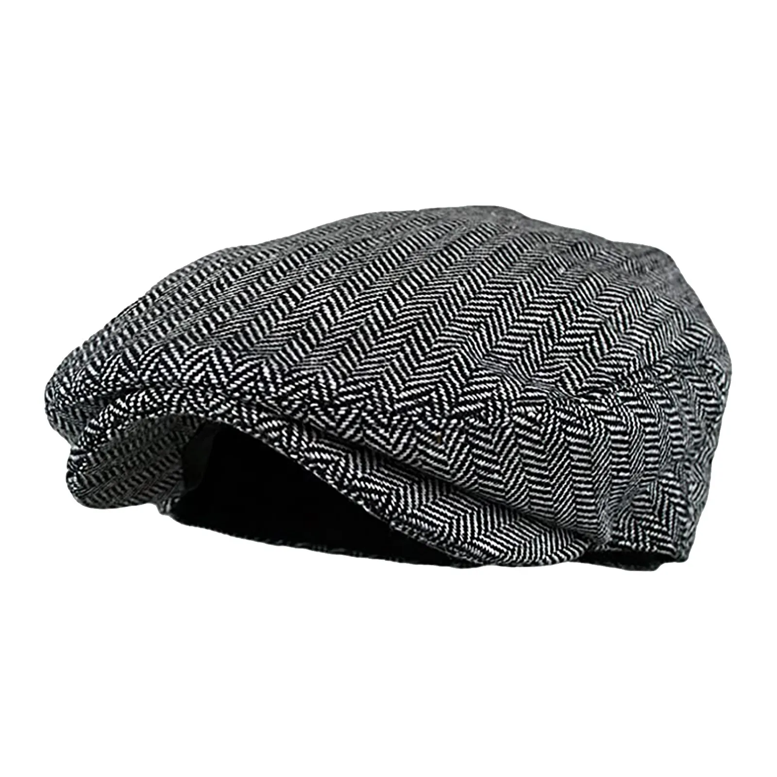Vyrų, Moterų, beretė derliaus Eglute Gatsby Tvido Skrybėlės Casul Orui Žiemą Šiltas Komfortą Pasiekė Beretė Skrybėlės D4# 0