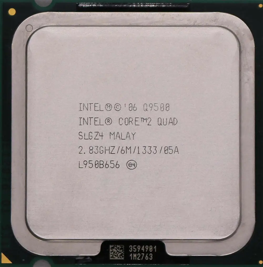Q9500 q9550 q9650 intel core 2 quad LGA775 cpu Desktop procesorius 0