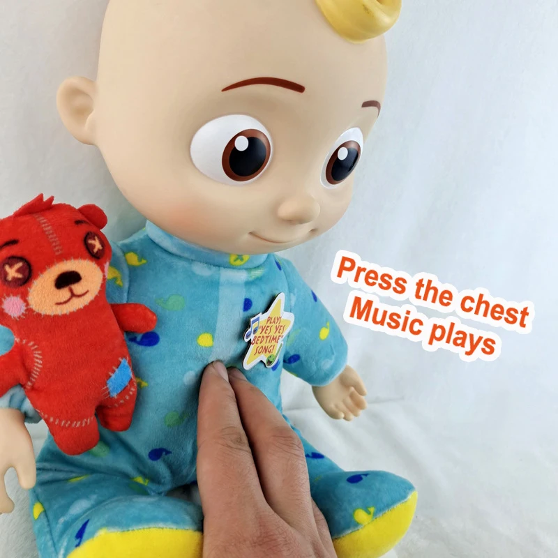 Naujas Cocomelon Pliušinis Lėlės Dainuoti Muzikos Dėžutė su Septynių Rūšių Muzikos JoJo Lėlės-Vaikų Žaislai, Vaikų Kompanionas Lėlės 0